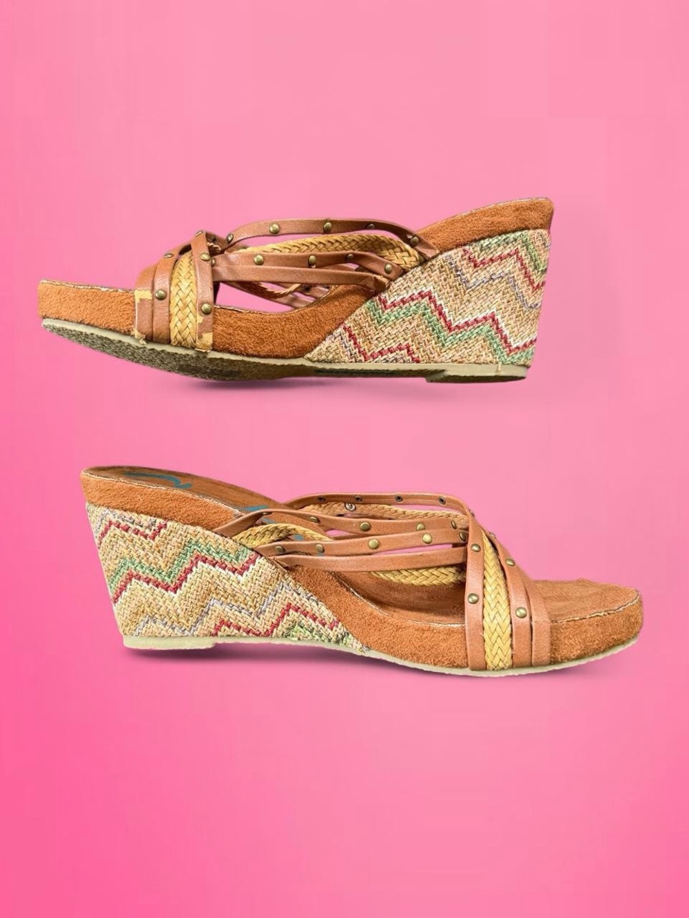 vintage y2k skechers wedge sandals - Picture 3 of 7